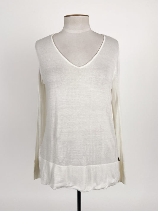Jake's Collection | White Casual/Workwear Top | Size 12