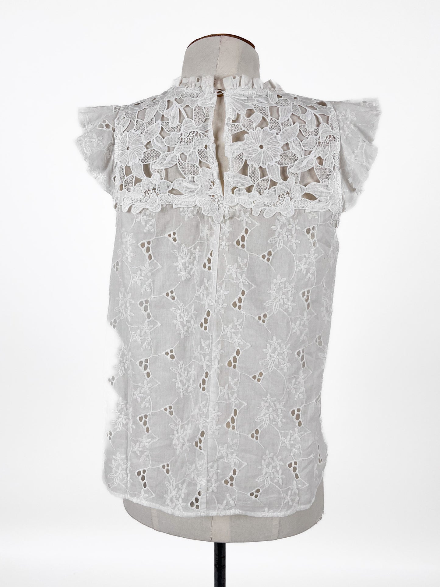 Spicy Sugar | White Casual Top | Size 10