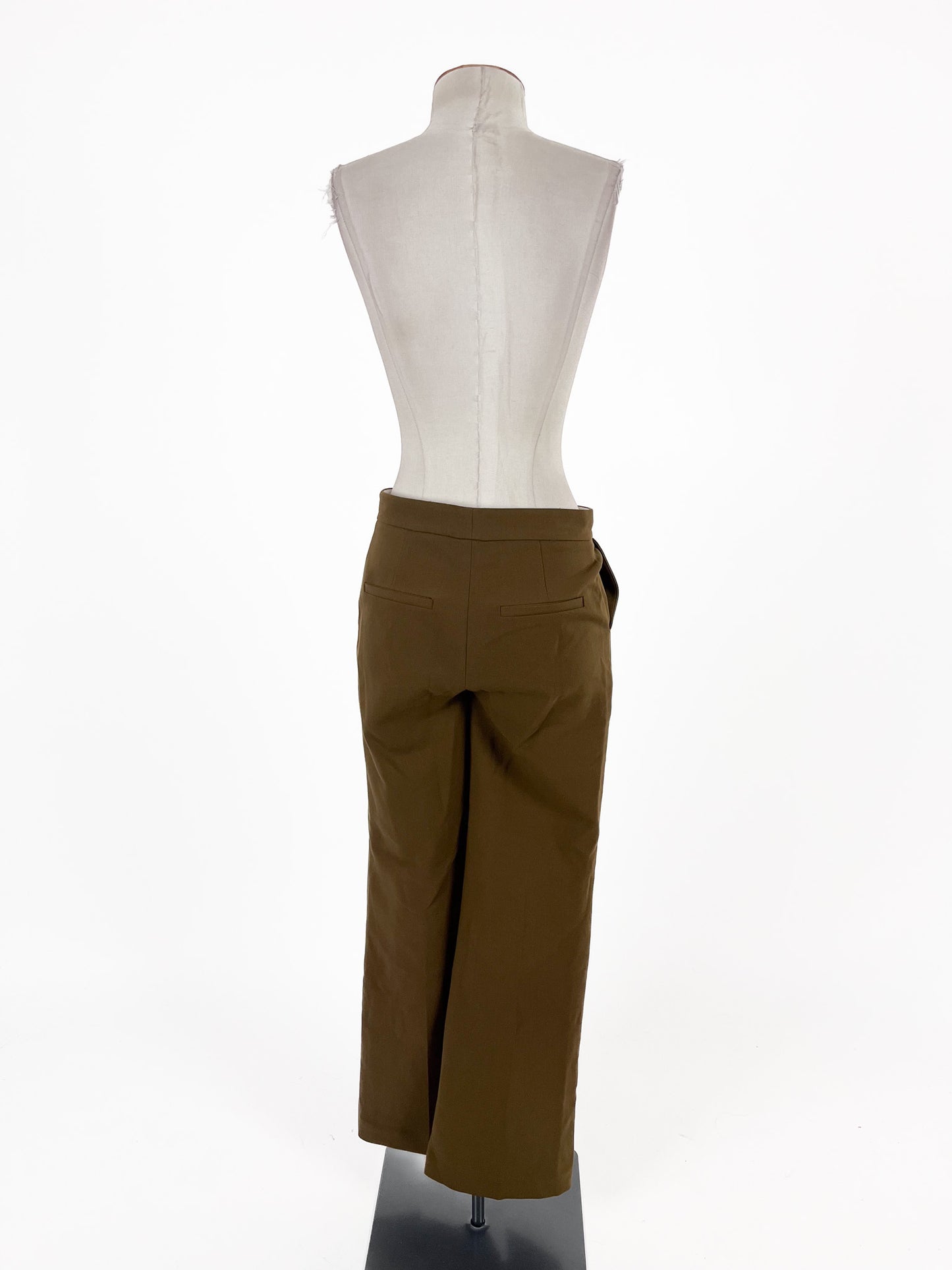 H&M | Green Straight fit Pants | Size 8