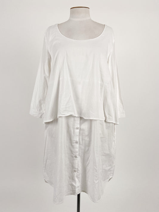 Kowtow | White Casual Dress | Size L