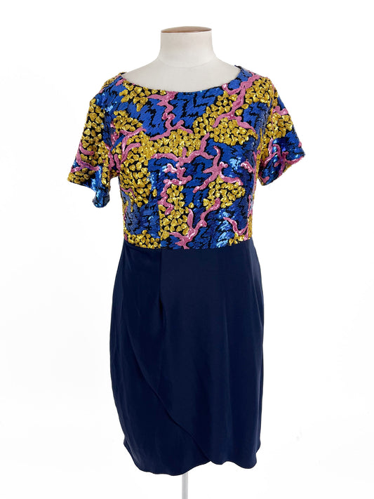 Augustine | Multicoloured Cocktail/Workwear Dress | Size L