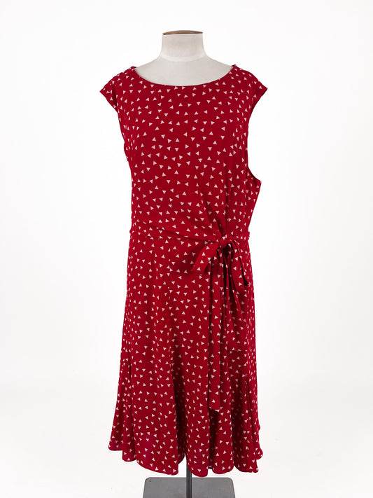 Sara | Red Casual Dress | Size 26