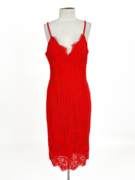 Atmos & Here | Red Cocktail Dress | Size 10