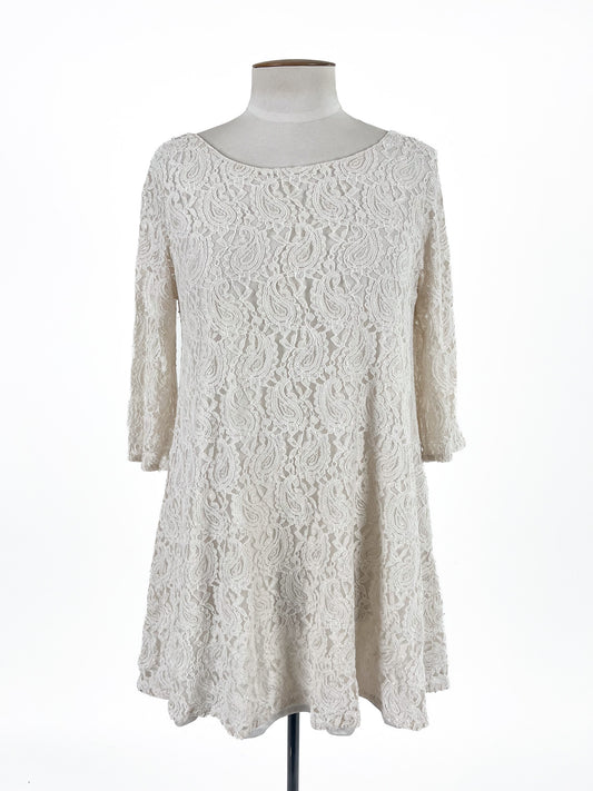 SASS | White Casual Top | Size 16