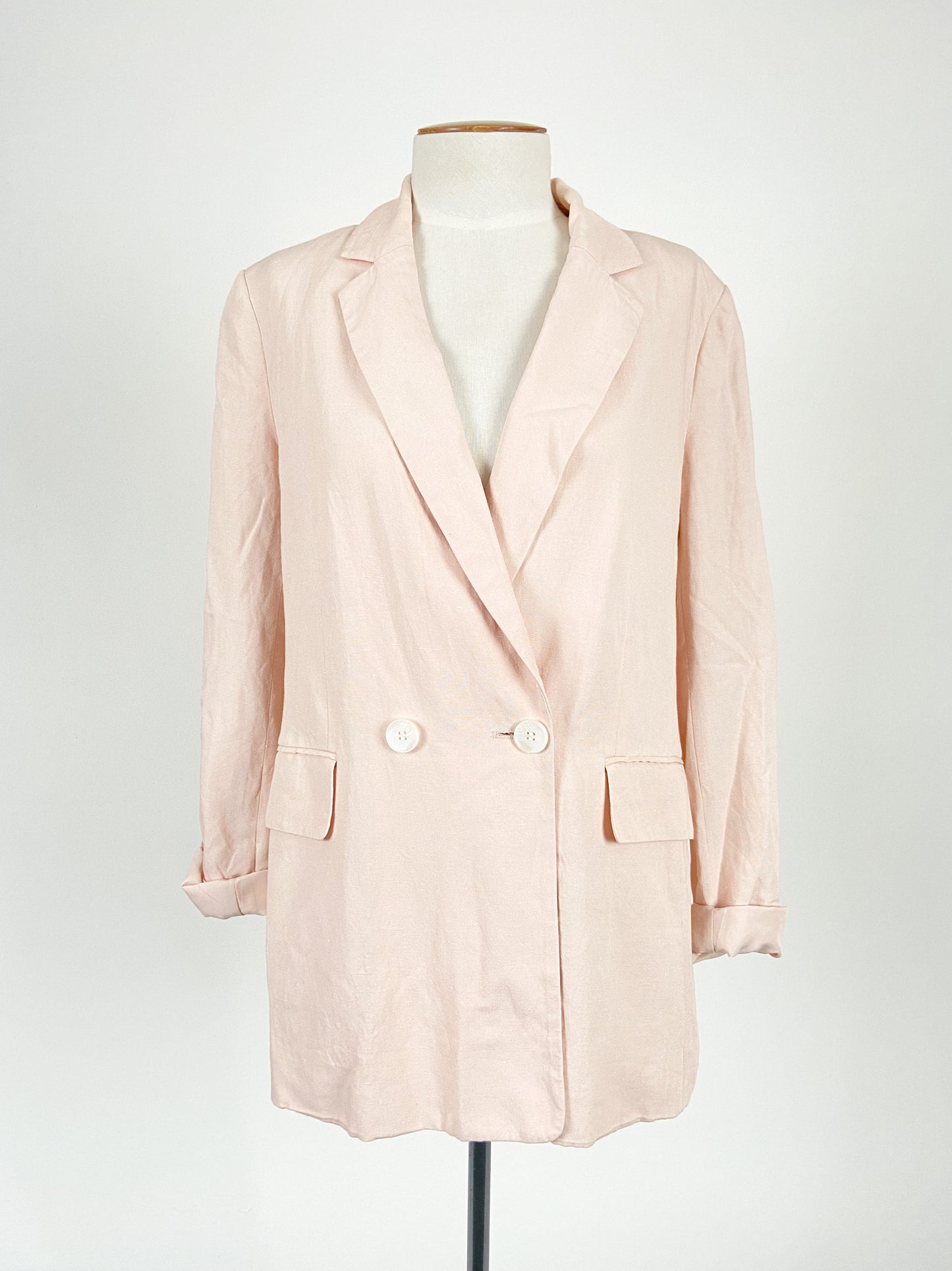 H&M | Pink Formal/Workwear Jacket | Size 8