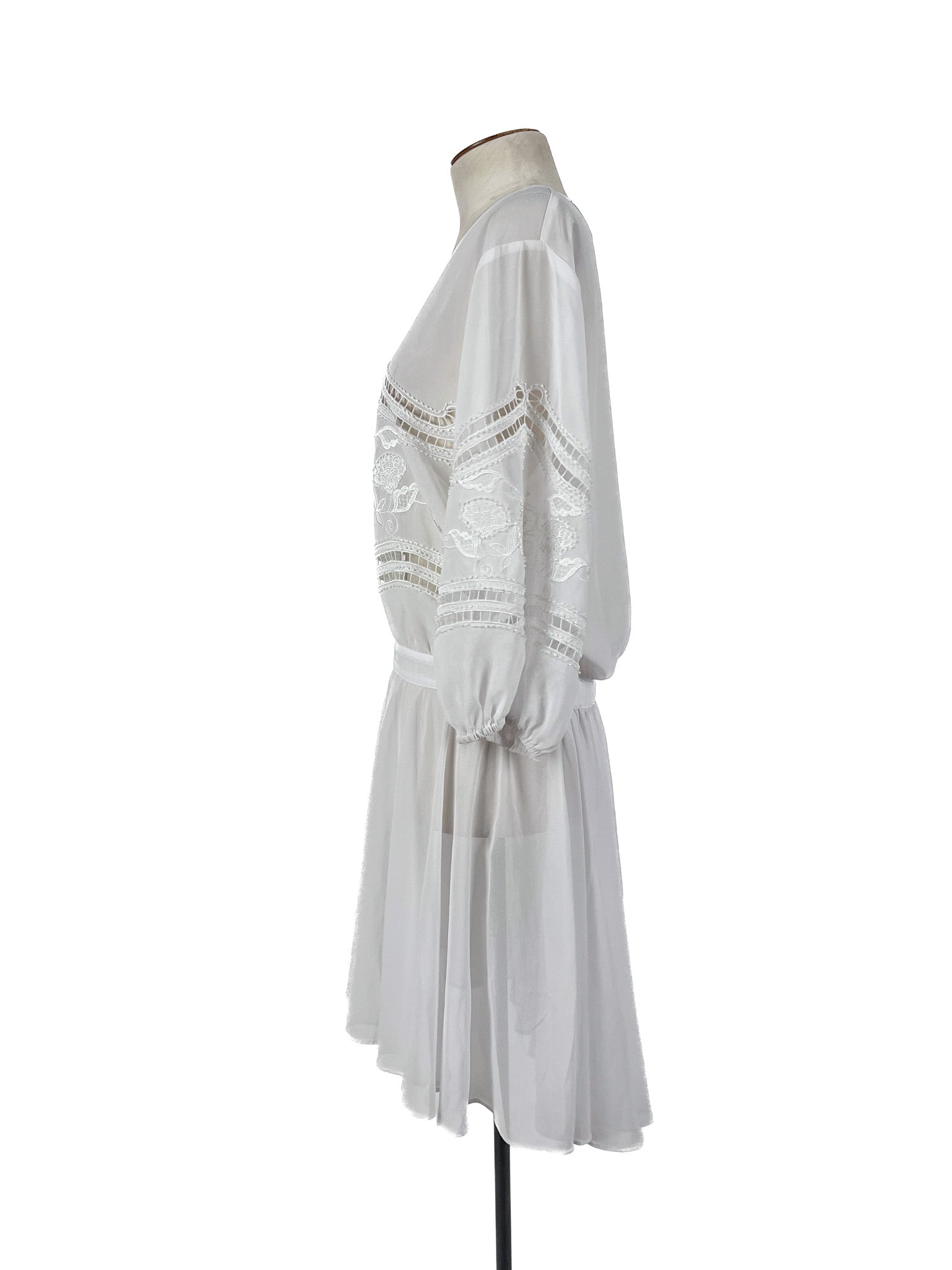 Augustine - White Midi Dress (Size S)