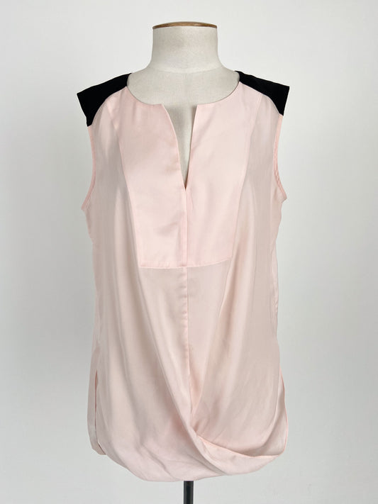 Veronika Maine | Pink Workwear Top | Size 10