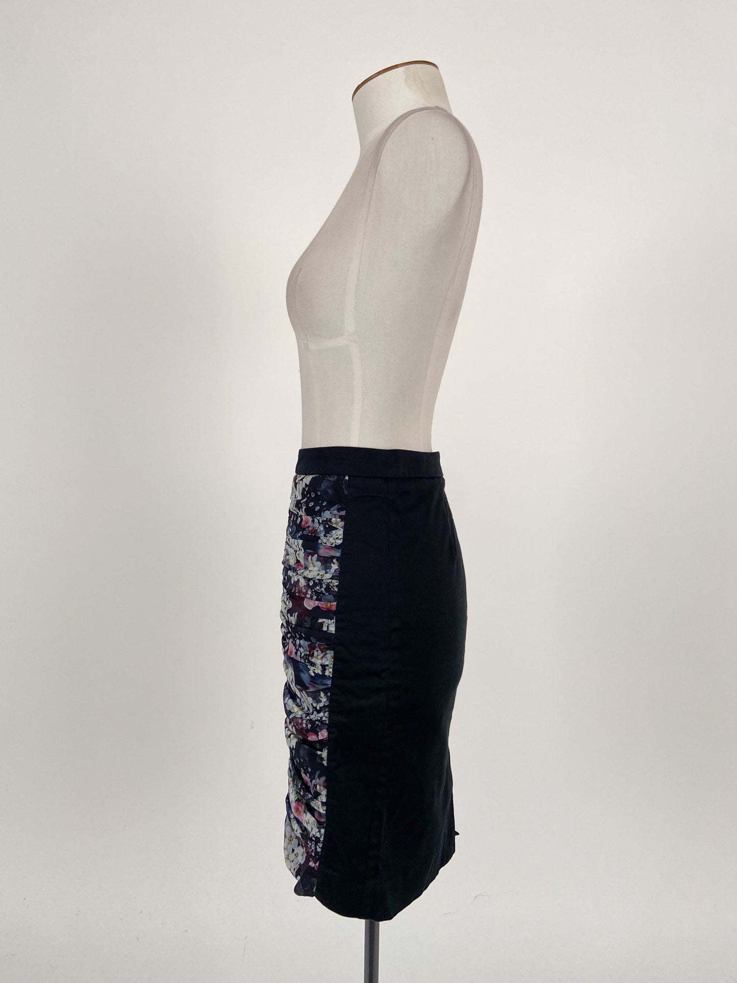 Max | Black Workwear Skirt | Size 8