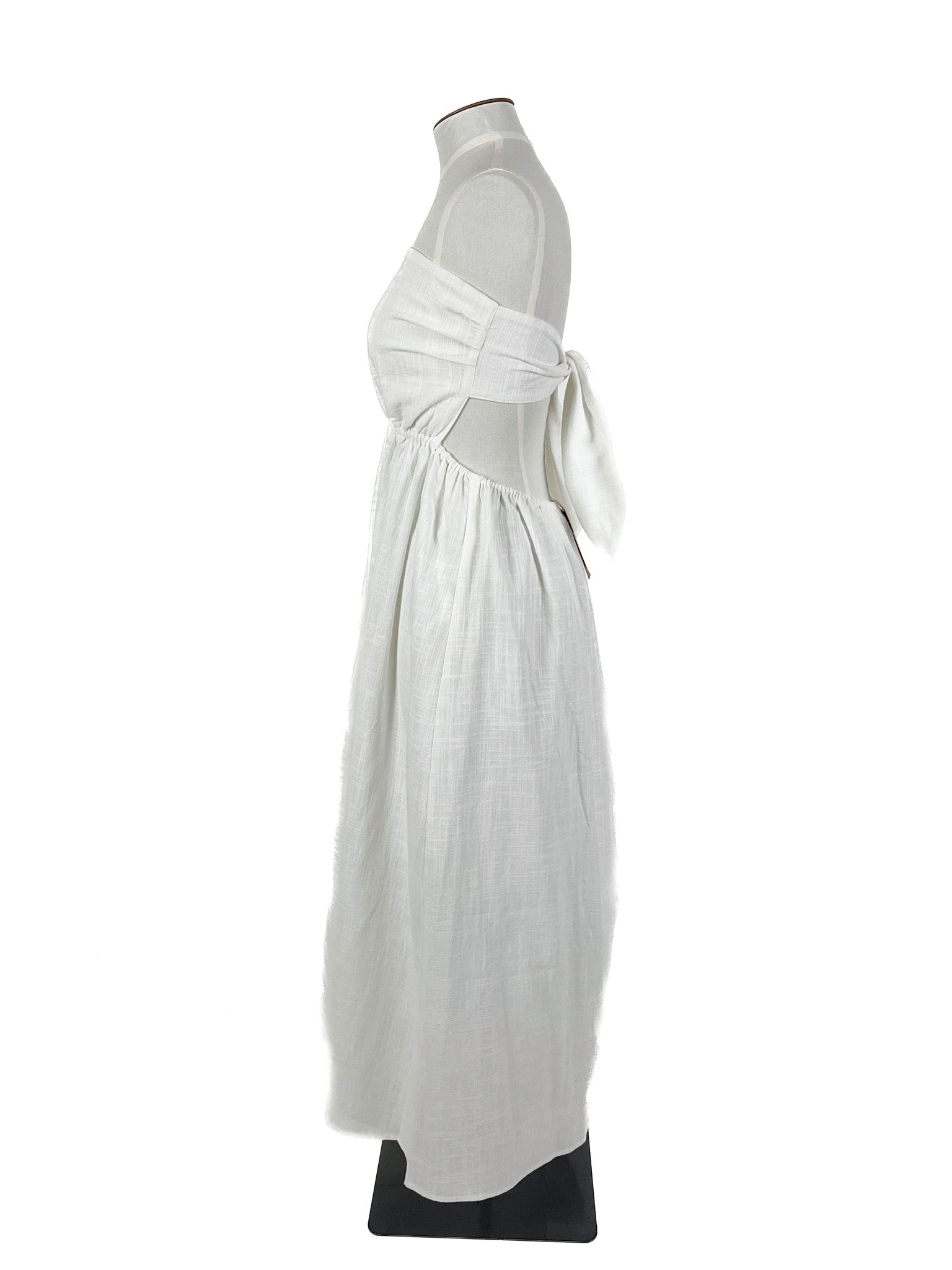 Billabong - White Midi Dress (Size L)
