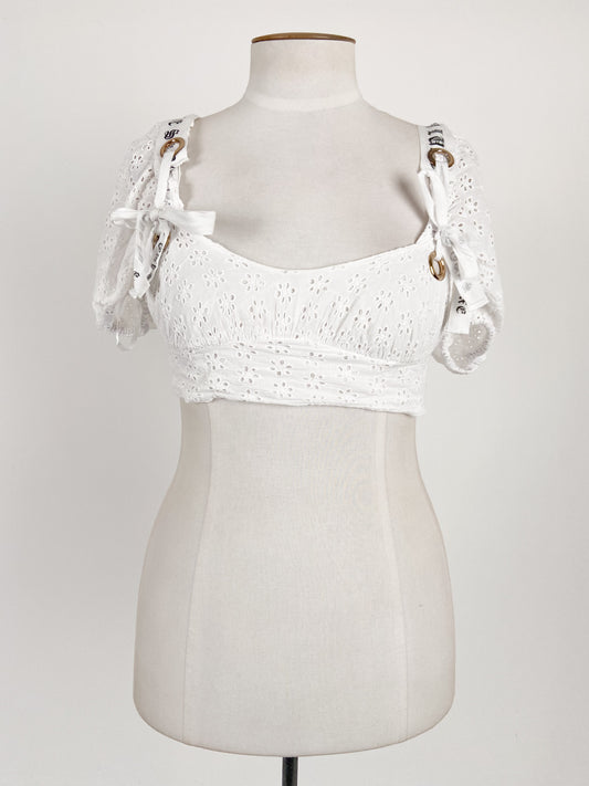 Sabo | White Casual/Cocktail Top | Size L