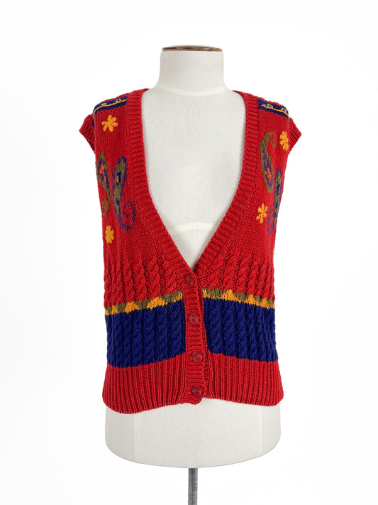 Russ Petites | Red Casual Top | Size S