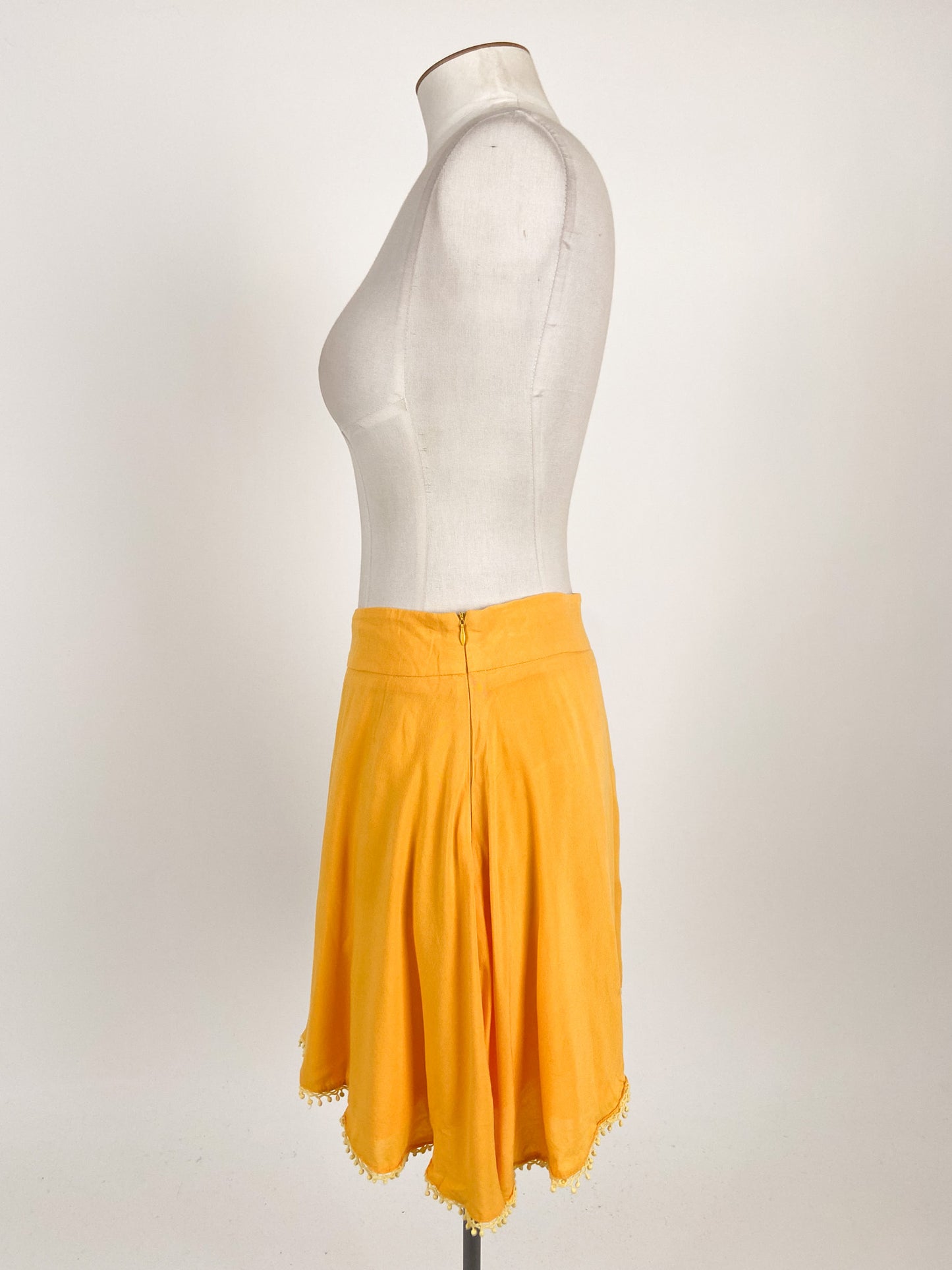 Paper Scissors | Yellow Casual Skirt | Size 16