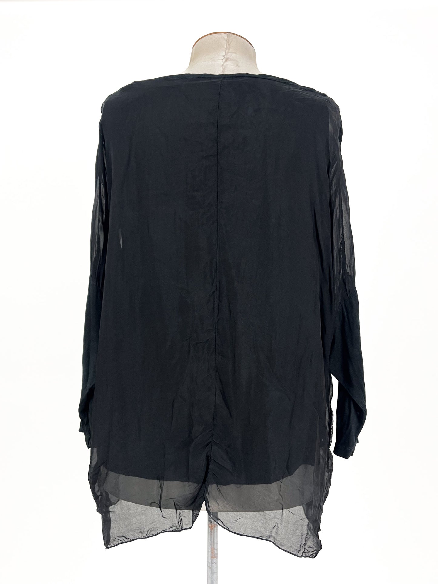 Italian Affair | Black Casual Top | Size L