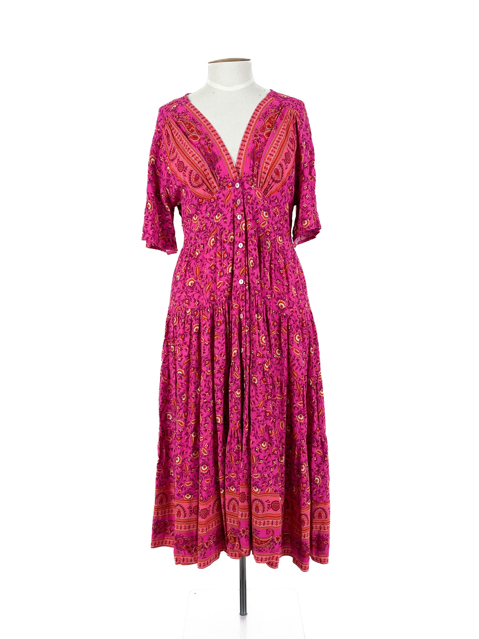 Lillie & Mia - Pink Maxi Dress (Size 14)