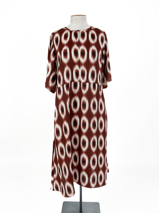 Trenery - Brown Midi Dress (Size 16)