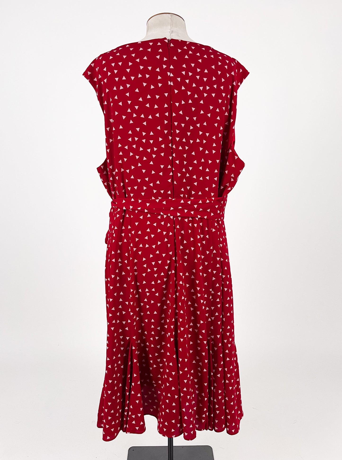 Sara | Red Casual Dress | Size 26