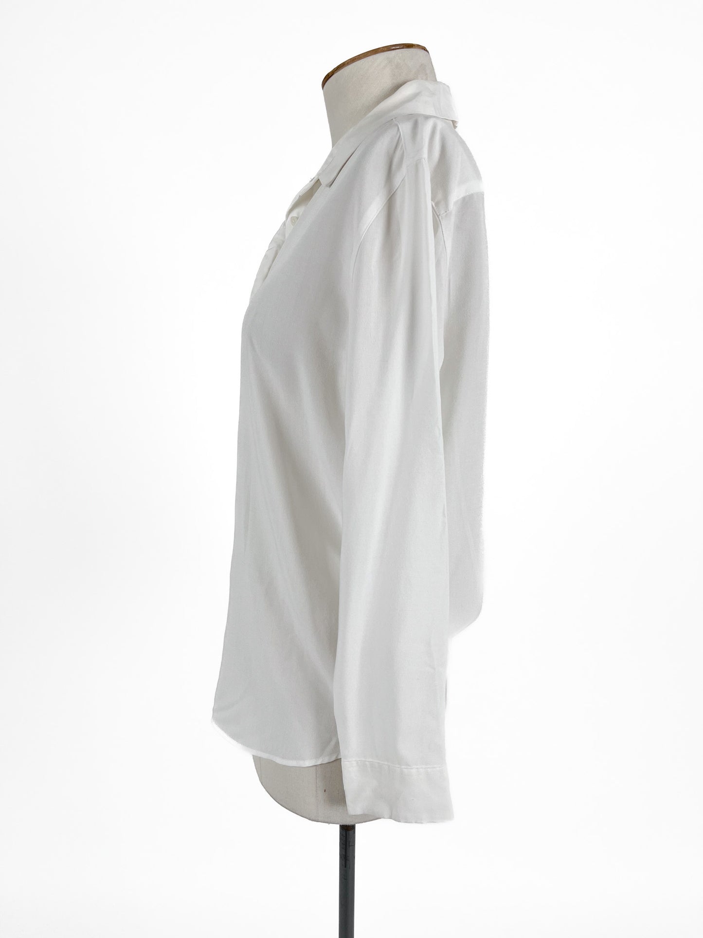 Uniqlo | White Workwear Top | Size S