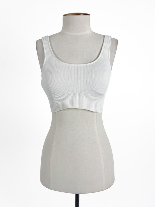 Aim'n | White Casual Activewear Top | Size S