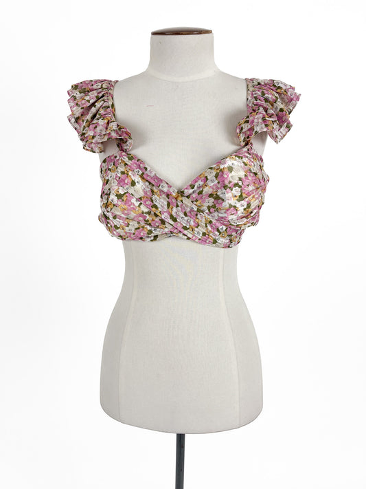 Pia | Multicoloured Cocktail Top | Size XS