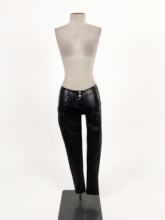 Freddy | Black Faux leather Skinny Pants | Size 6