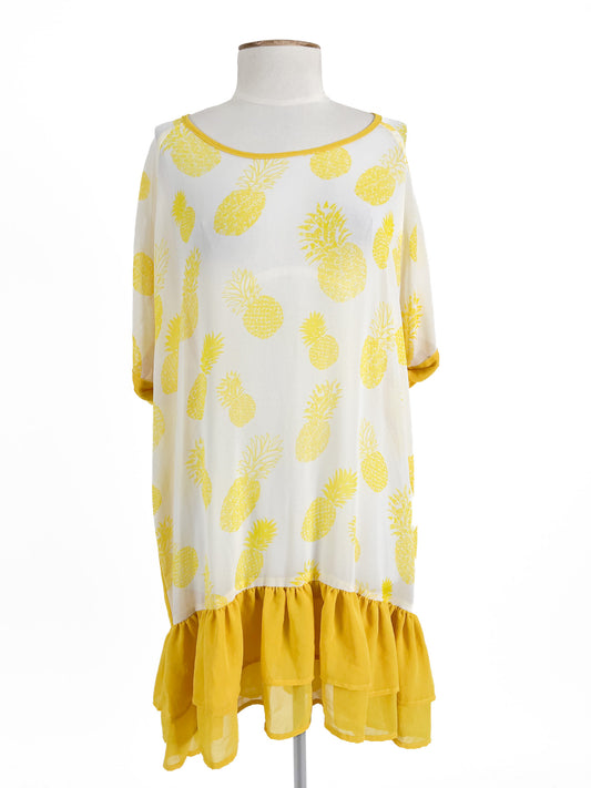 Pia Boutique | Yellow Casual/Cocktail Dress | Size XS