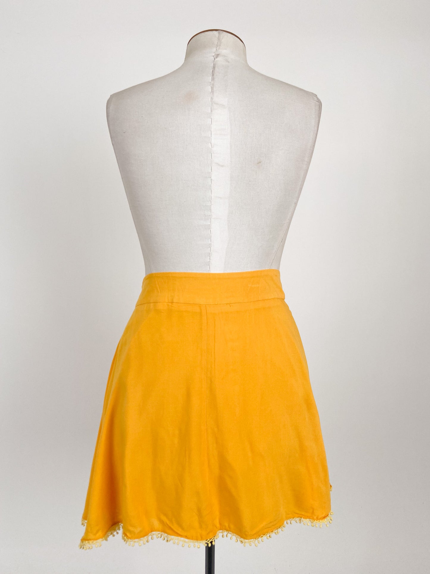 Paper Scissors | Yellow Casual Skirt | Size 16