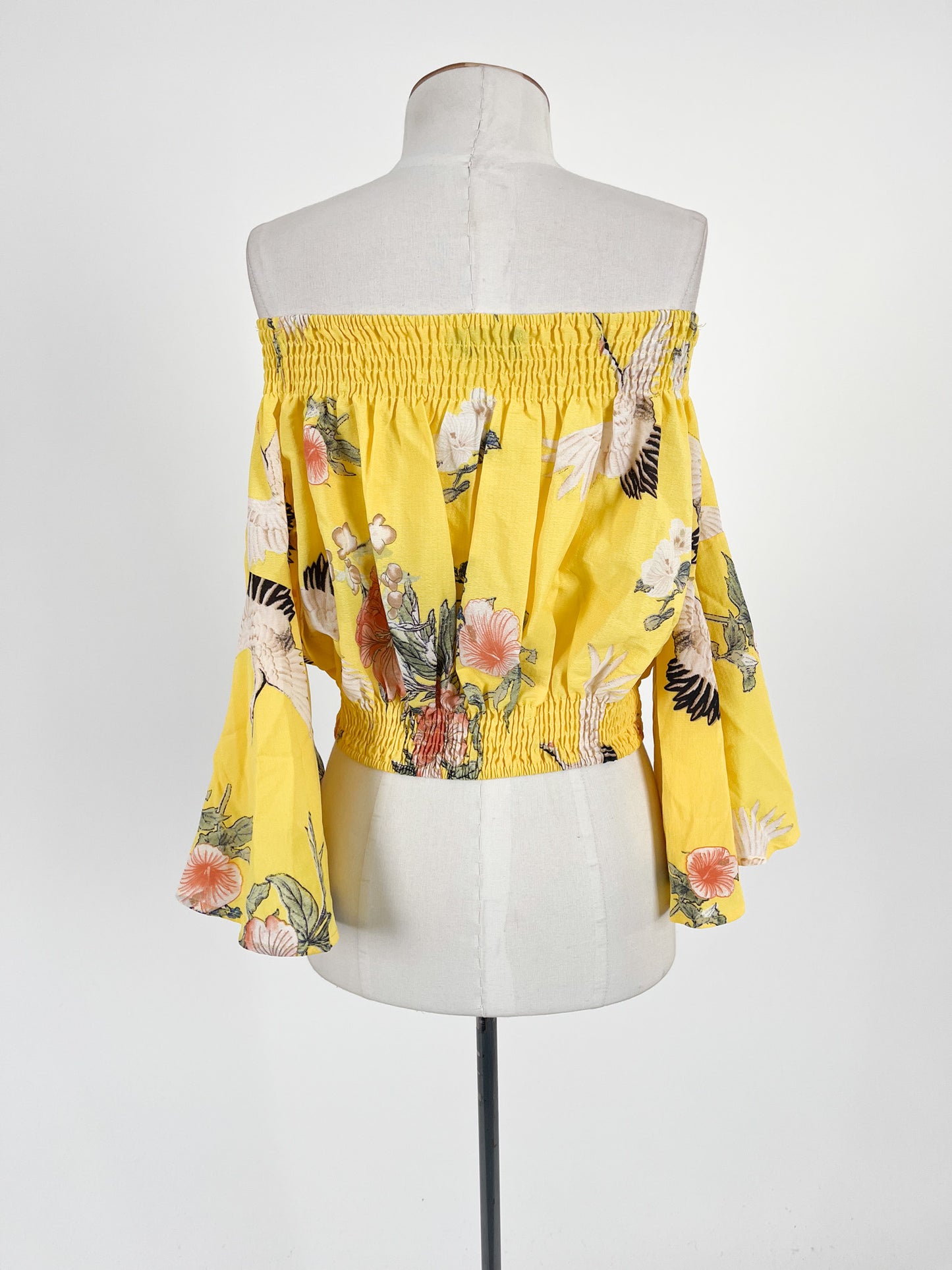 Mirrou | Yellow Casual/Cocktail Top | Size 8