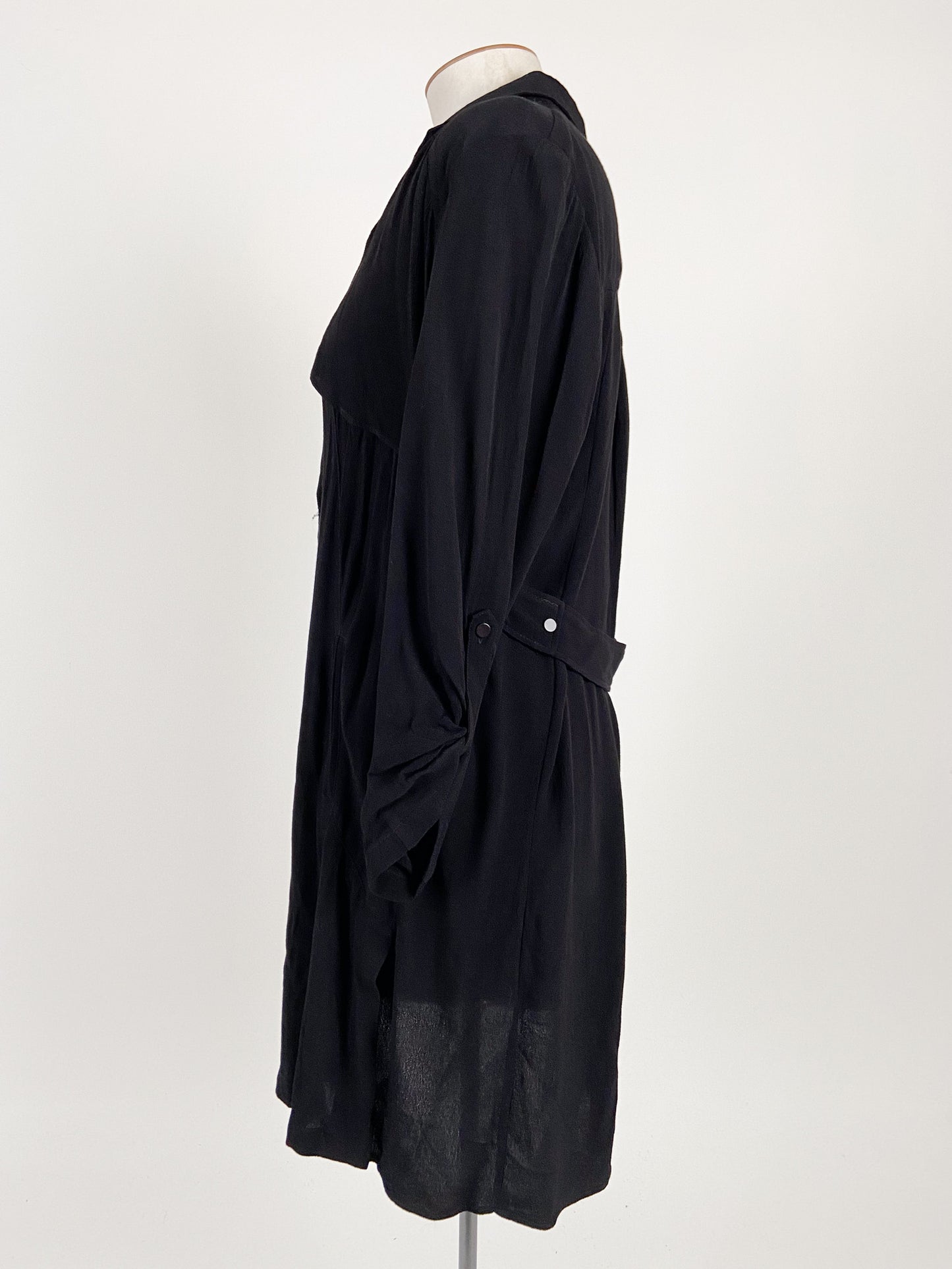 Merric Classic | Black Workwear Cardigan | Size 14