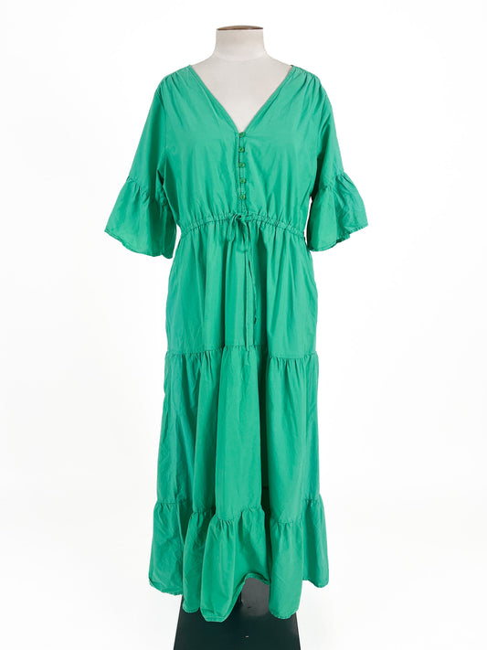 Orange Sherbet | Green Casual/Workwear Dress | Size 16