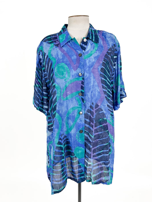 Studio Newport | Blue Casual Top | Size 16