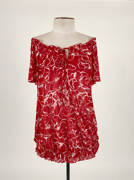 Rockmans | Red Casual Top | Size S