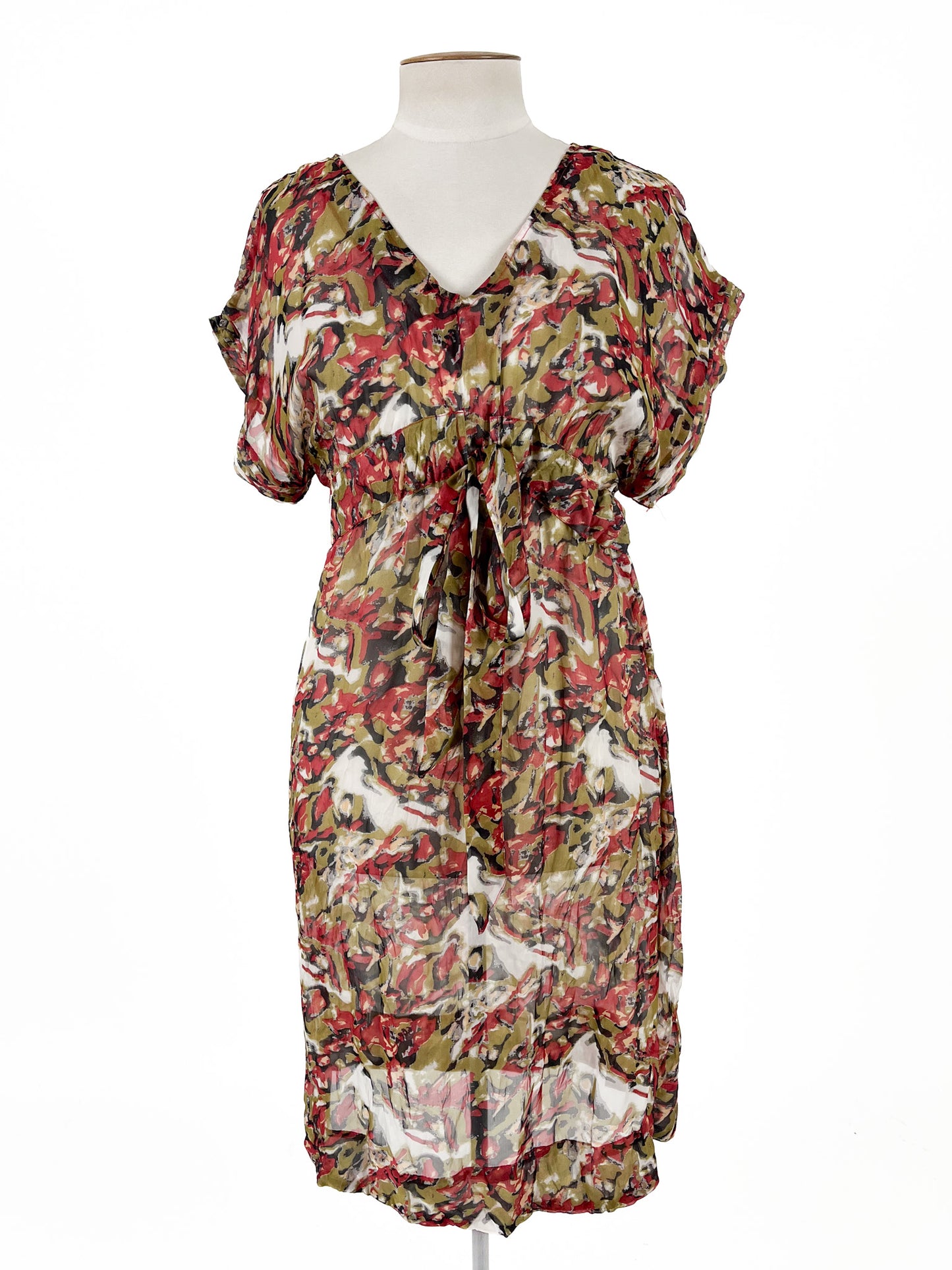 Silver Lining | Multicoloured Casual Dress | Size 14