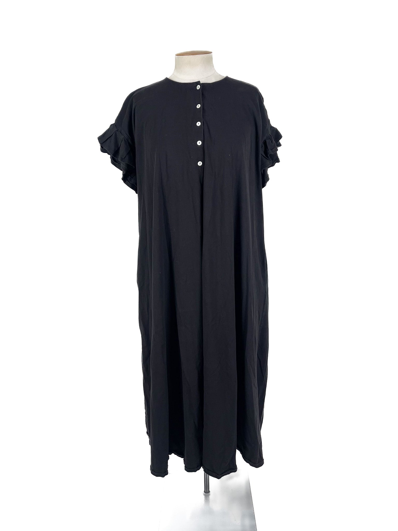 Kowtow - Black Midi Dress (Size XL)