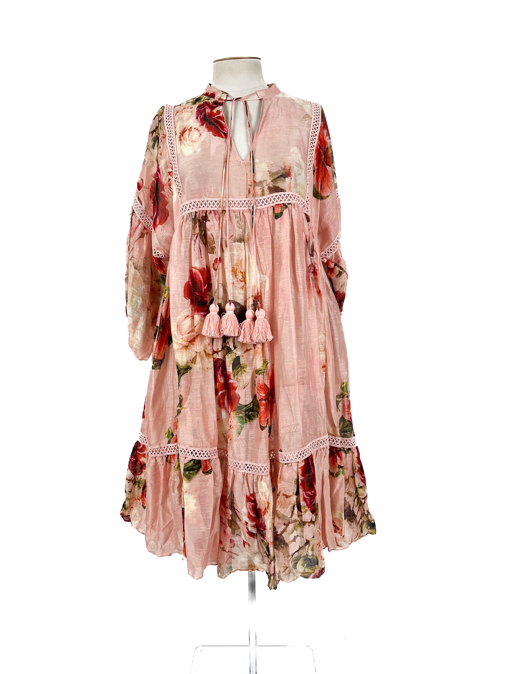 Trelise Cooper - Pink Midi Dress (Size L)