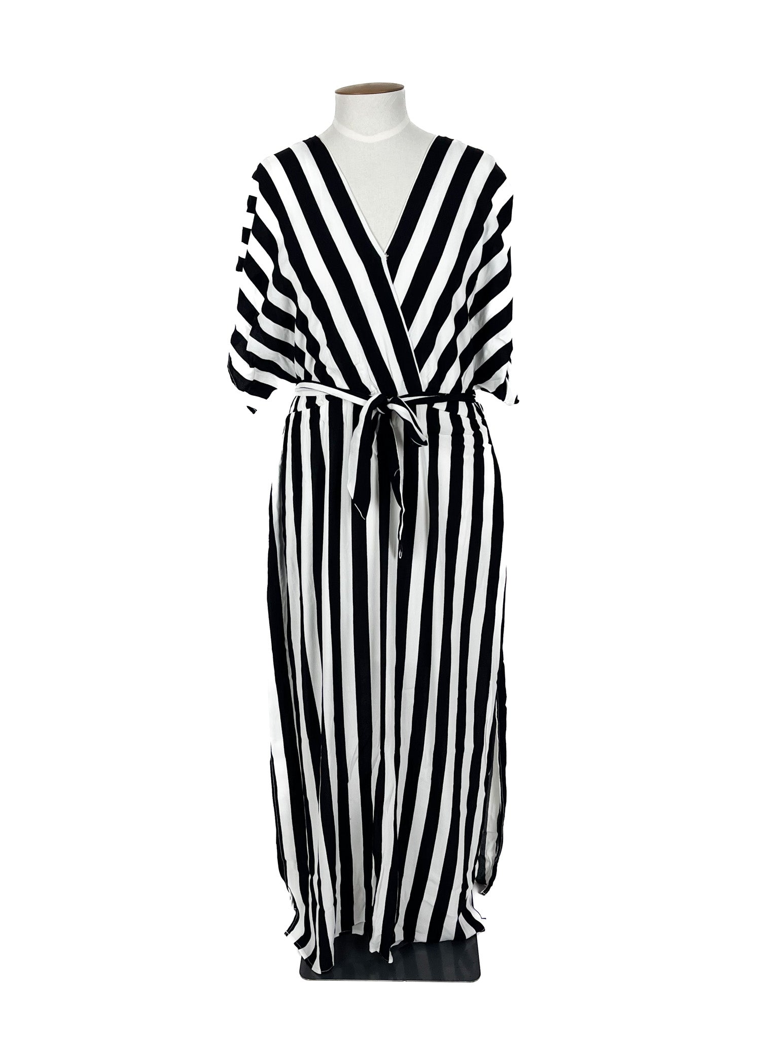 Fate + Becker - Black & White Maxi Dress (Size 14)