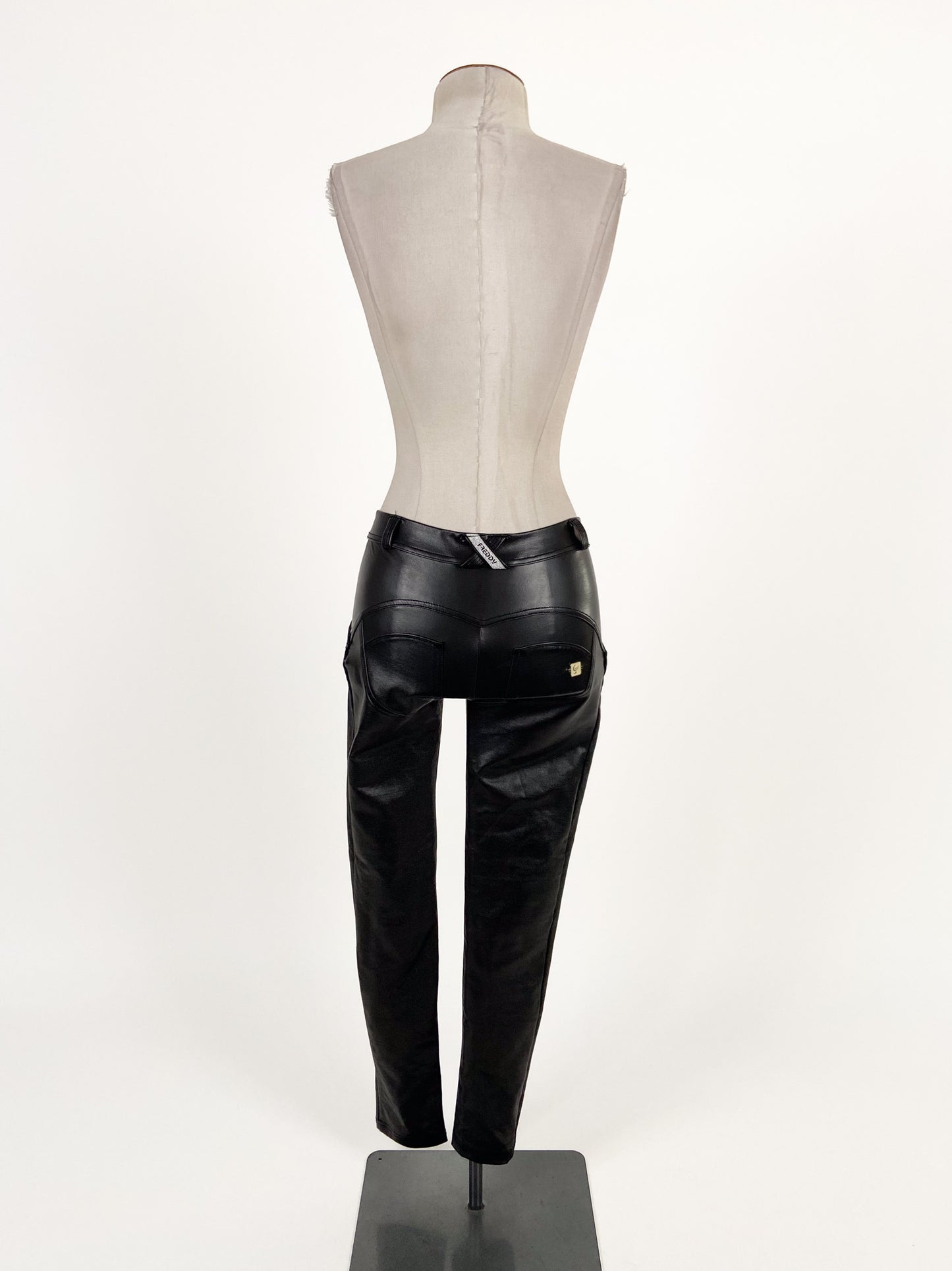 Freddy | Black Faux leather Skinny Pants | Size 6