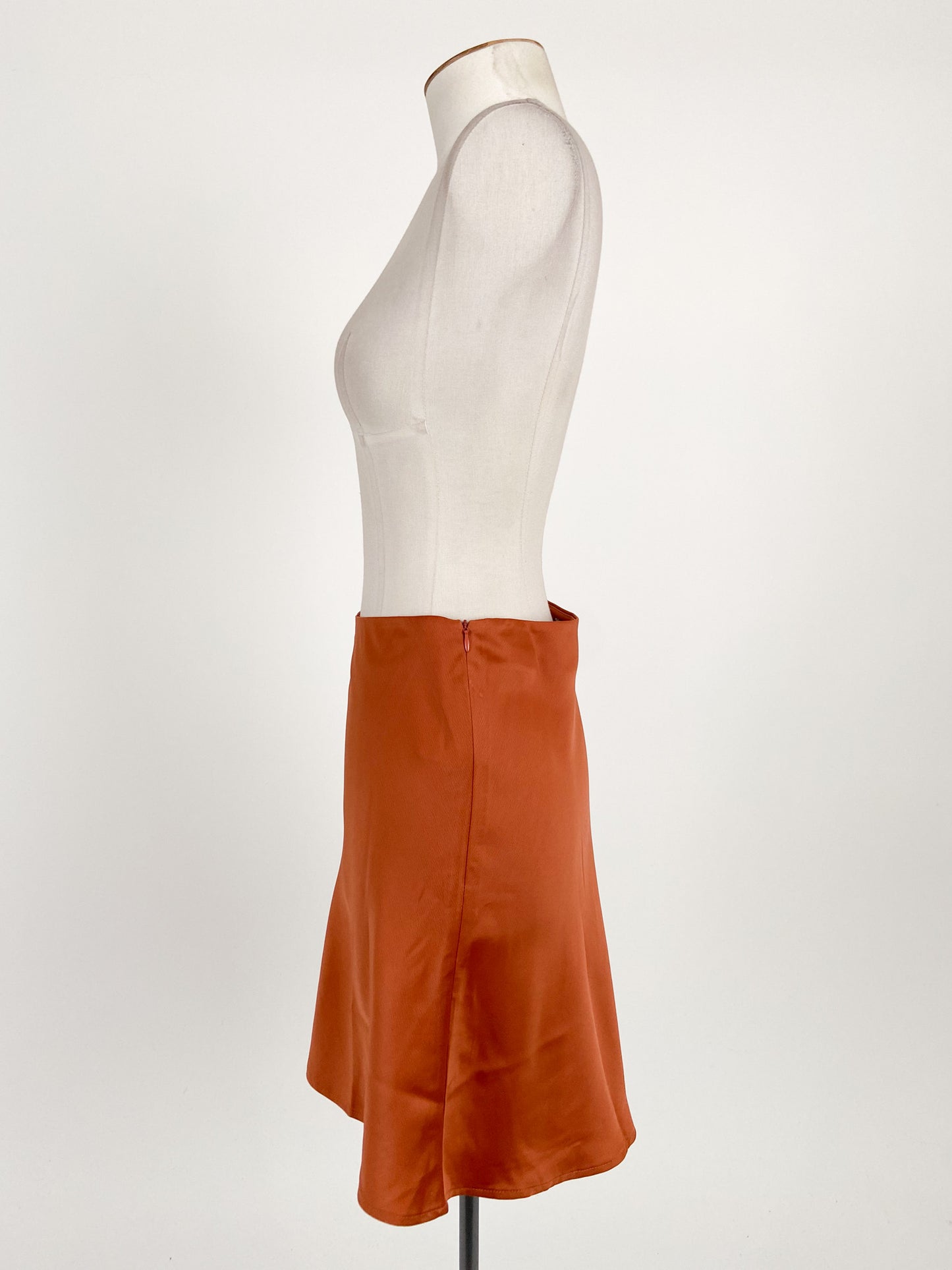 Seven Wonders | Orange Cocktail Skirt | Size 8