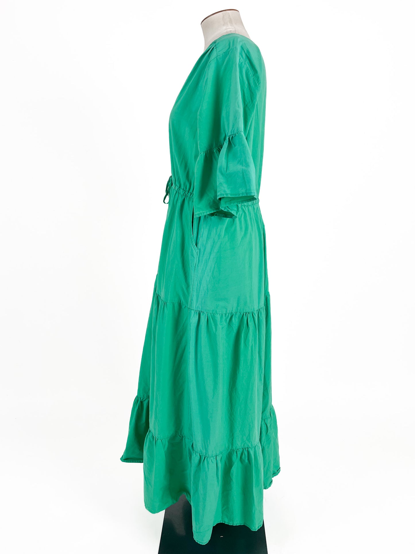 Orange Sherbet | Green Casual/Workwear Dress | Size 16
