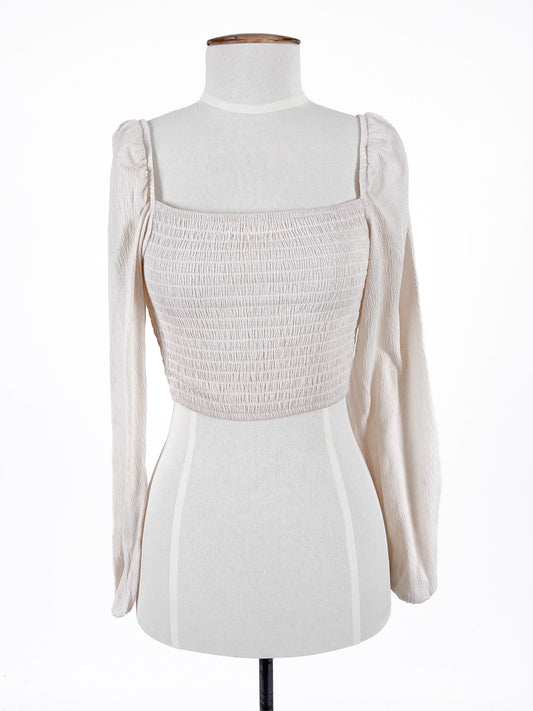 H&M | White Casual/Cocktail Top | Size XS