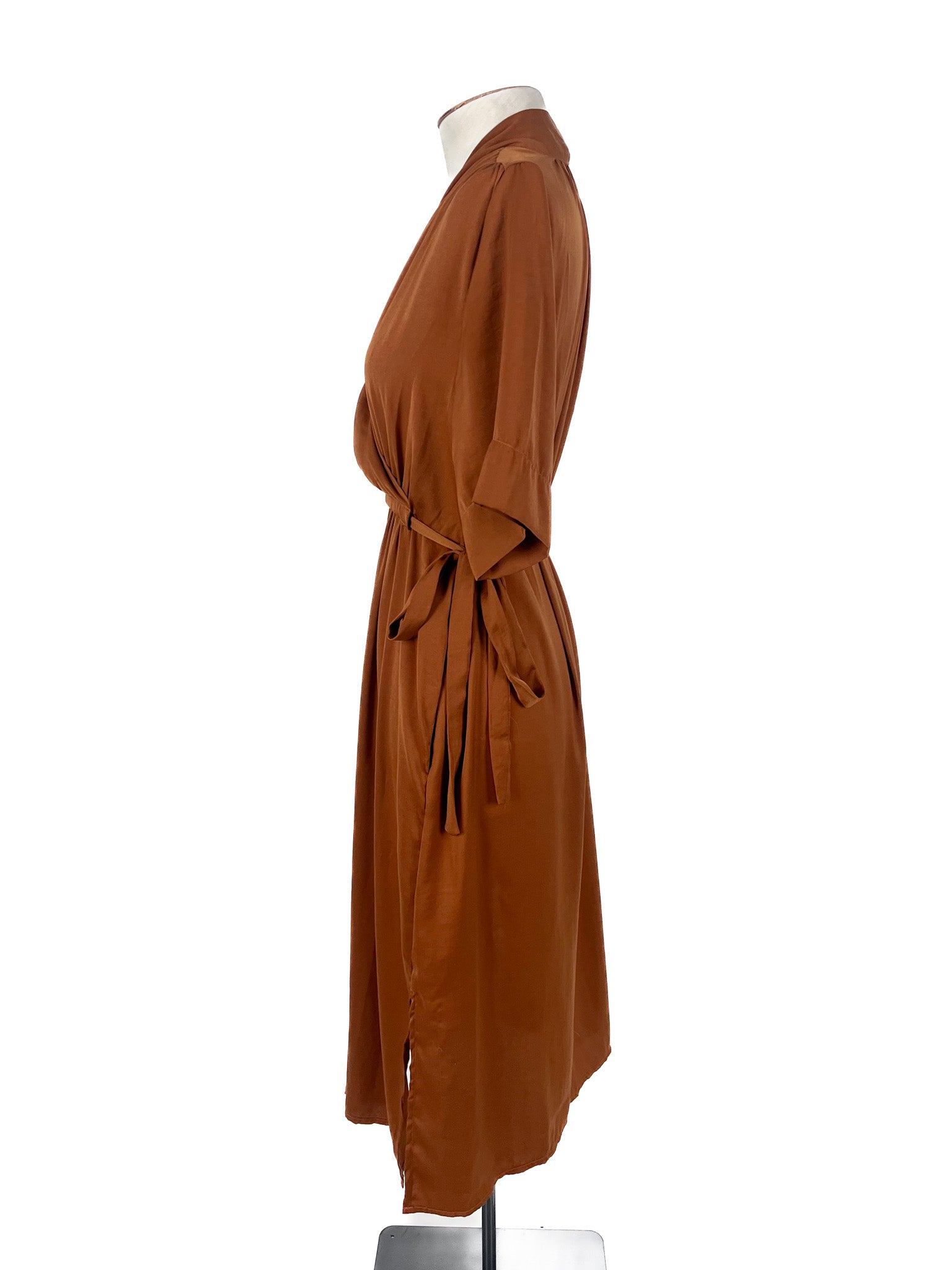 Grace Hill - Brown Midi Dress (Size 8)