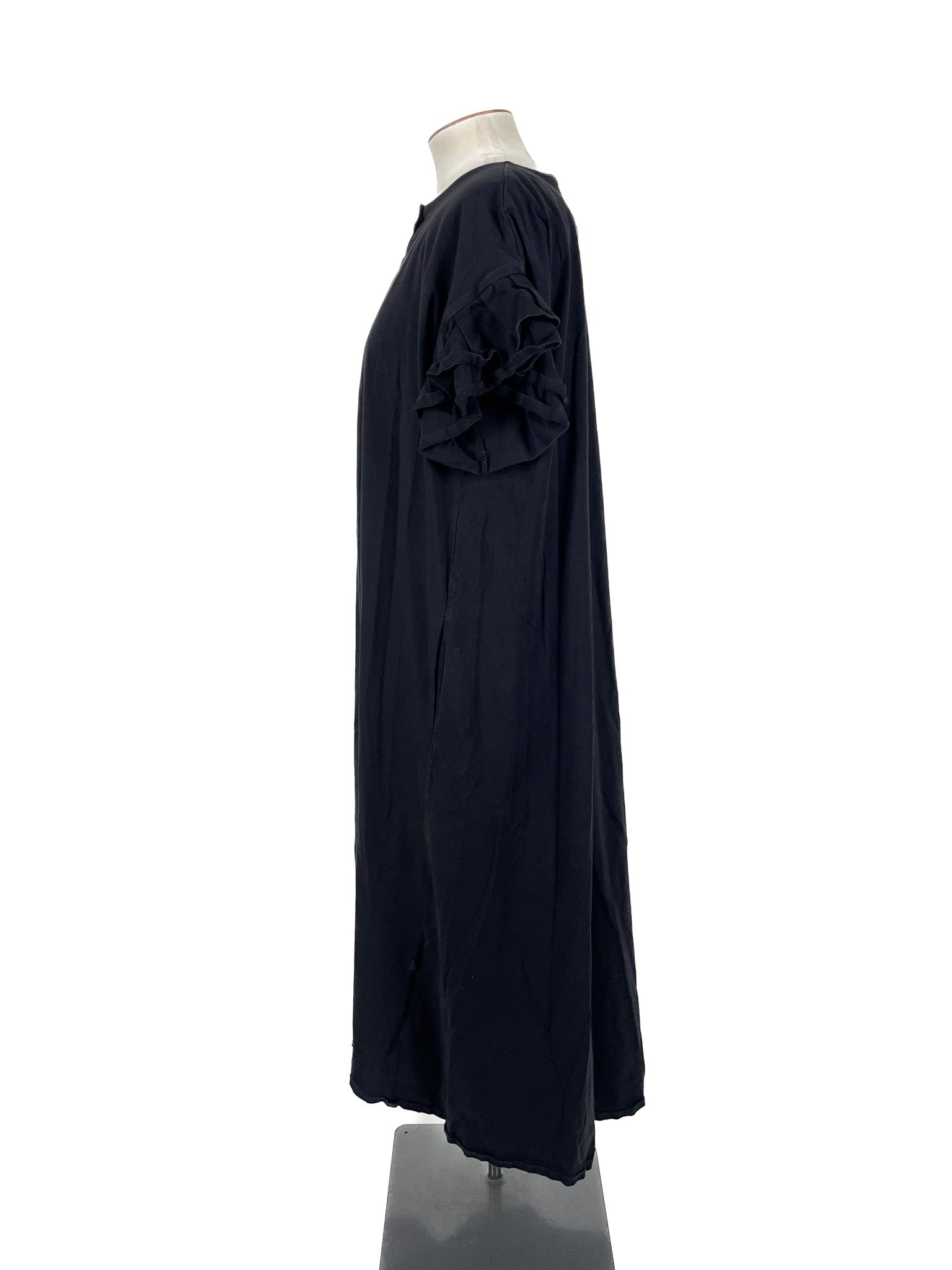 Kowtow - Black Midi Dress (Size XL)