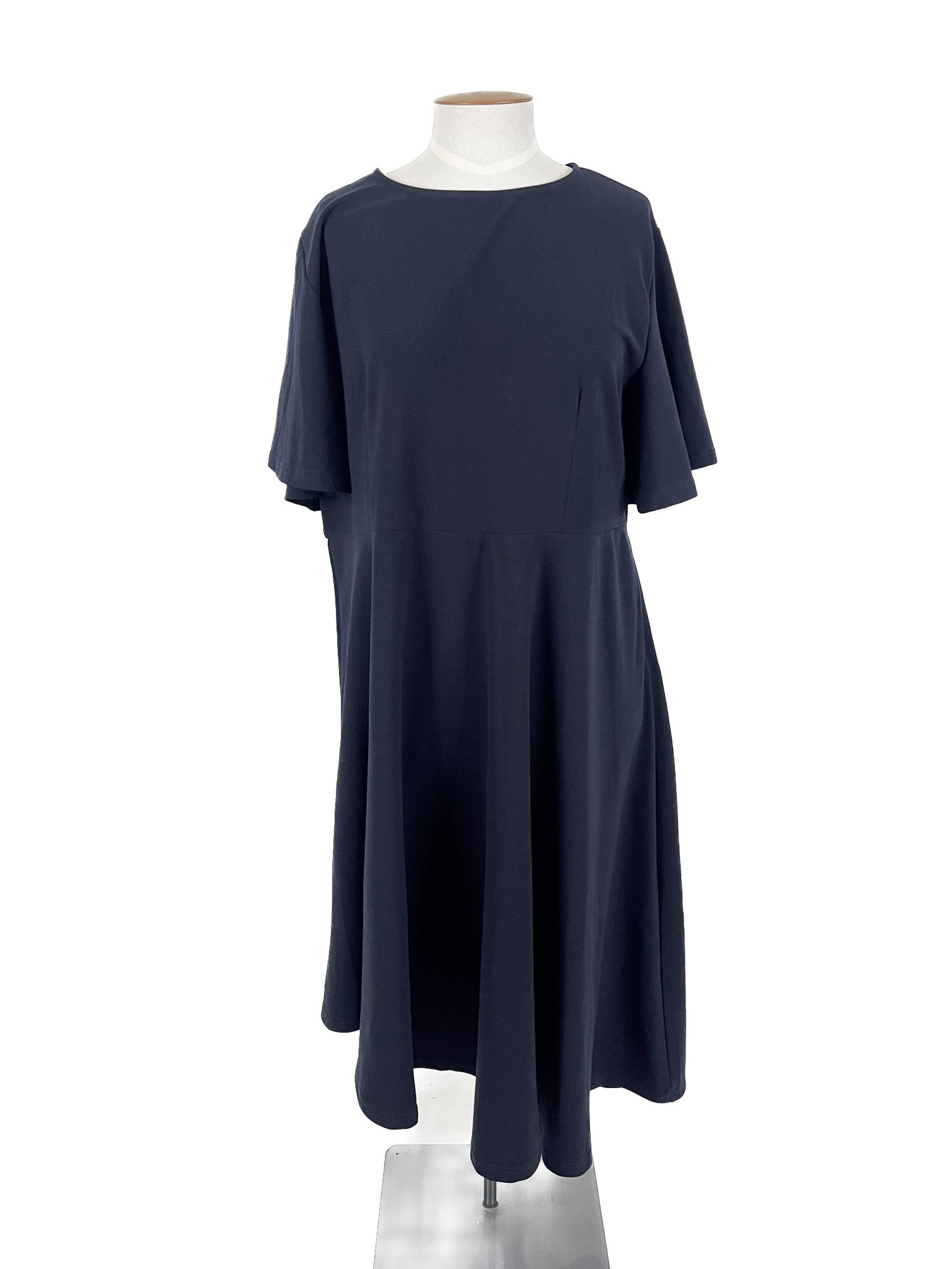 Lorraine - Navy Midi Dress (Size 20)