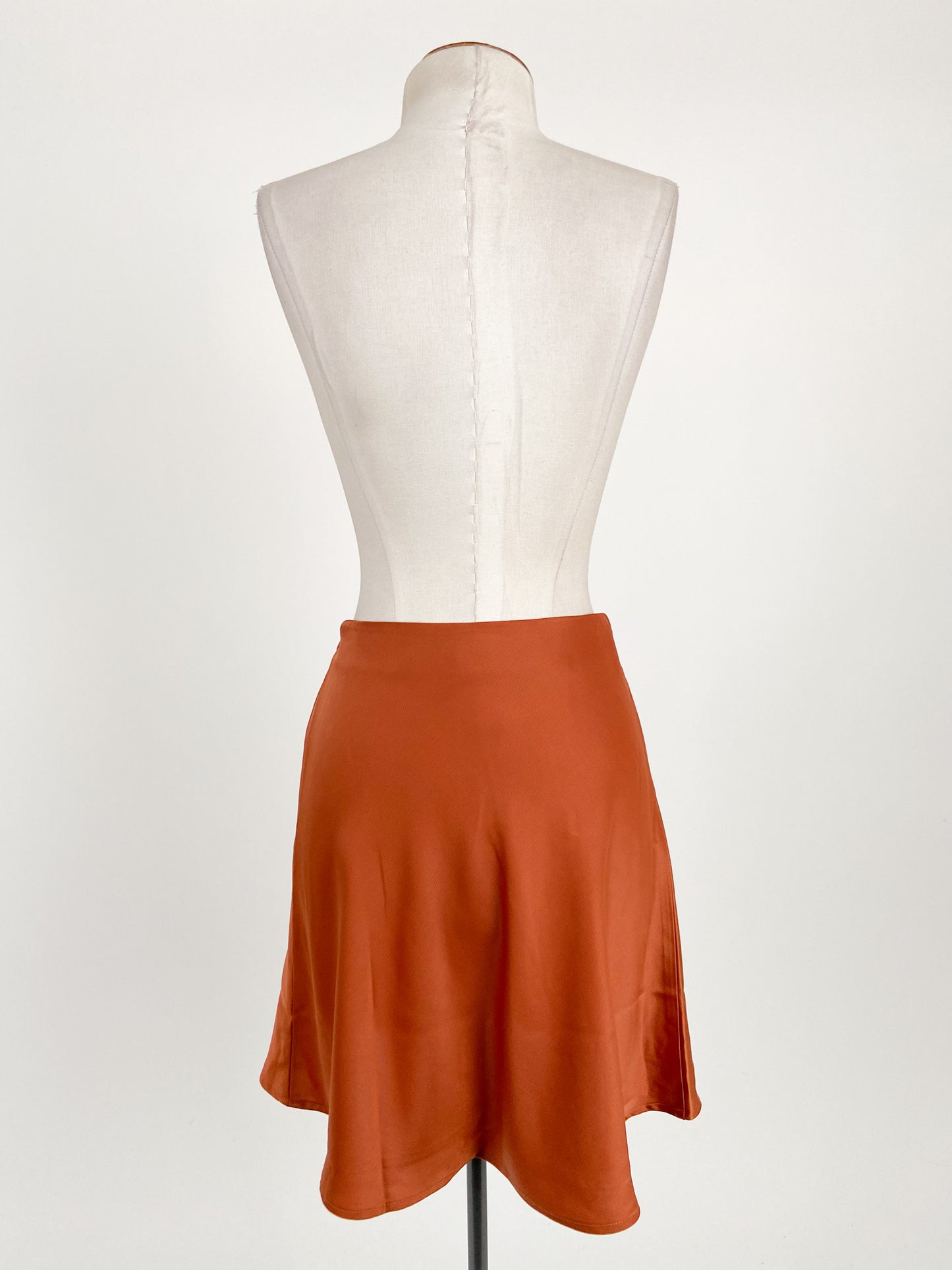 Seven Wonders | Orange Cocktail Skirt | Size 8