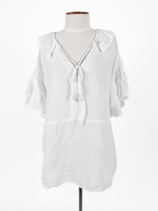 Zephyr | White Casual Top | Size S