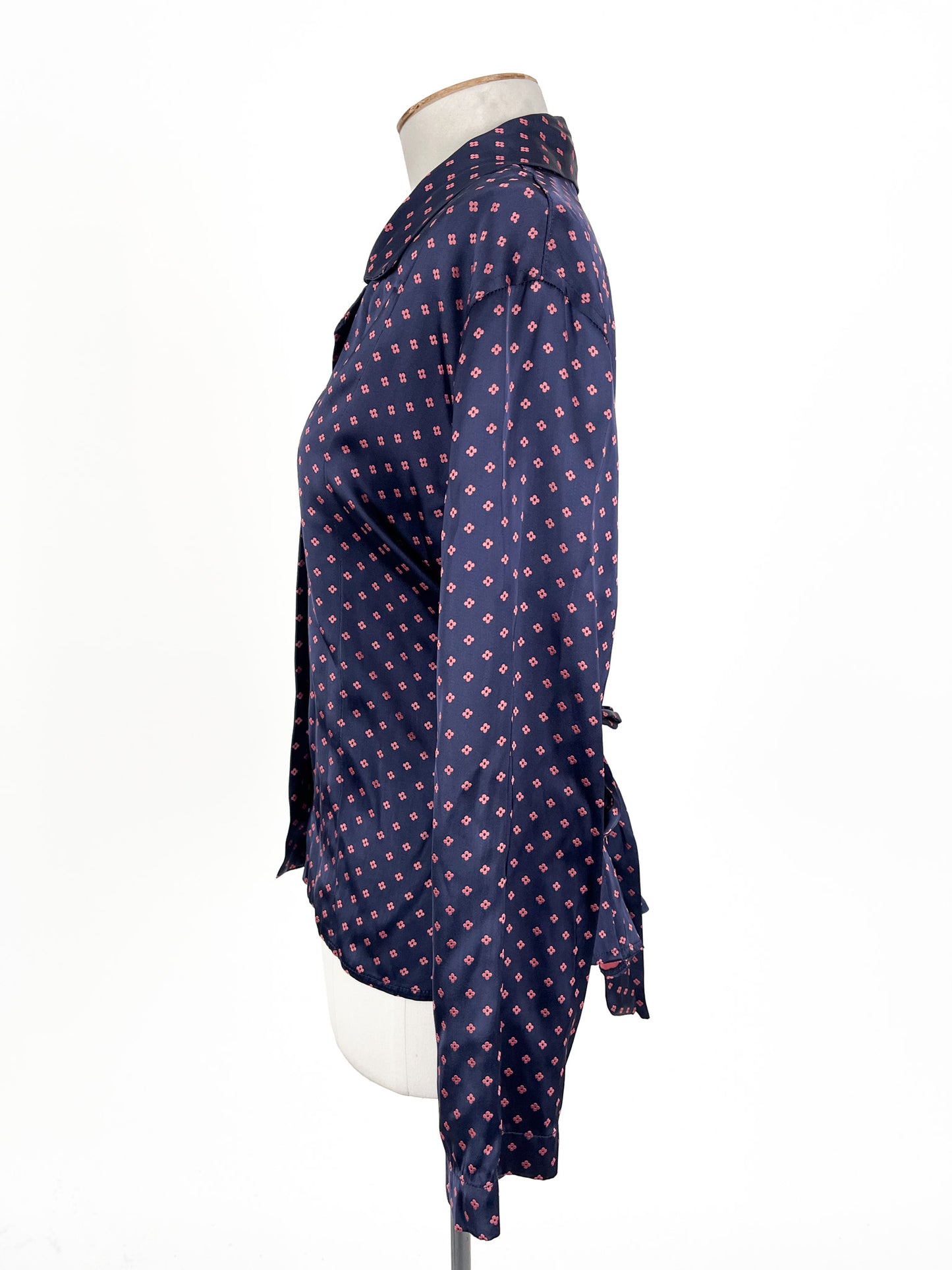 Wallace Rose | Navy Casual Top | Size M