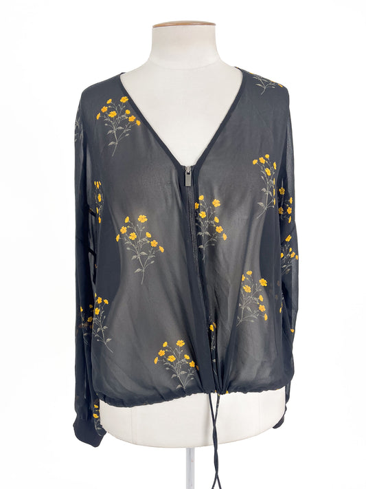 Mineral | Black Casual/Workwear Top | Size 18