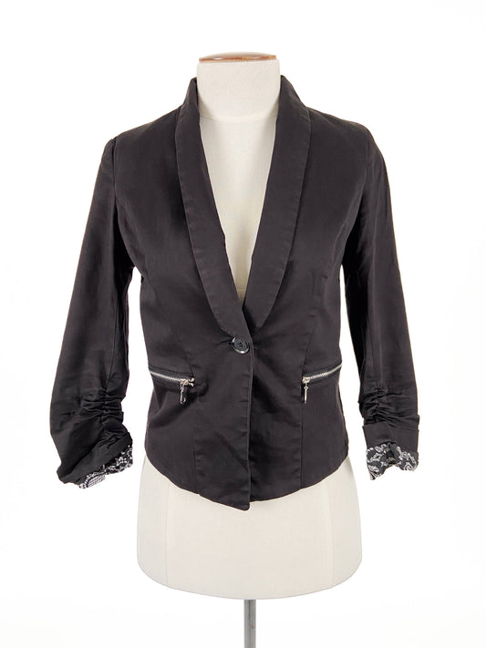 Zafina | Black Casual Jacket | Size 8