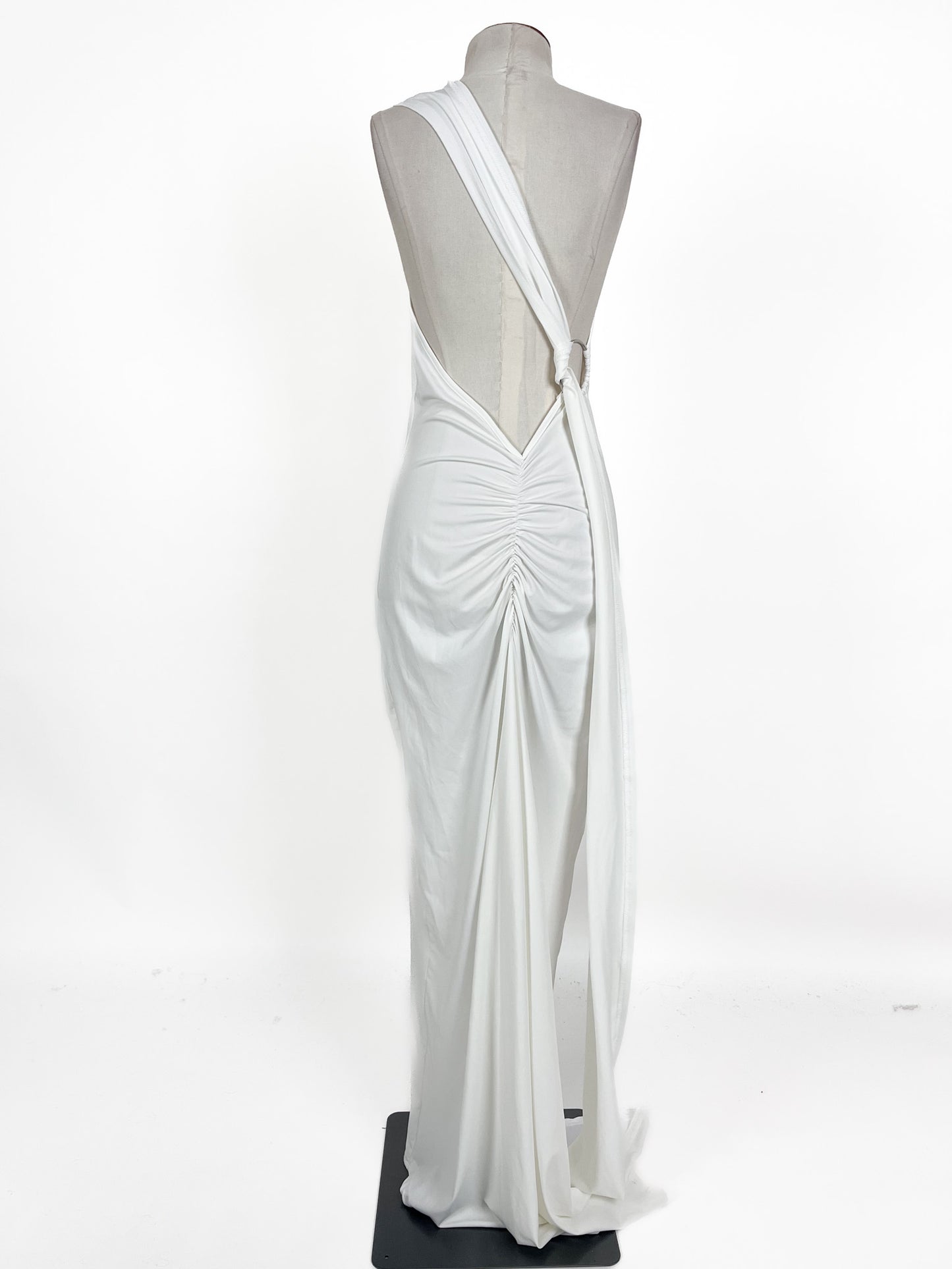 Unknown Brand | White Cocktail/Formal Dress | Size S