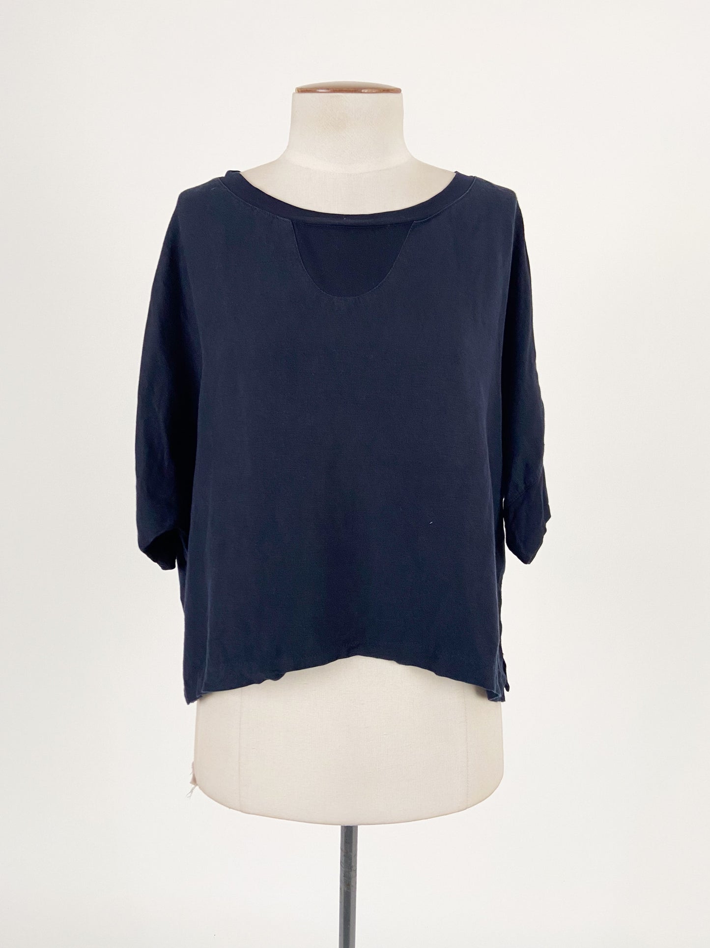 Salted Ink | Navy Casual/Workwear Top | Size 8