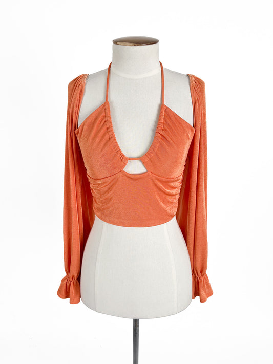 alive girl | Orange Casual/Cocktail Top | Size 10